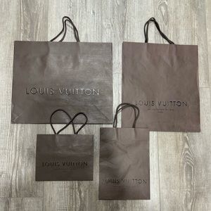 Louis Vuitton shopping bags